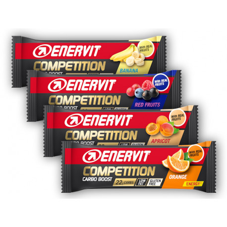 Enervit Competition Bar 30g fără gluten - fructe roșii