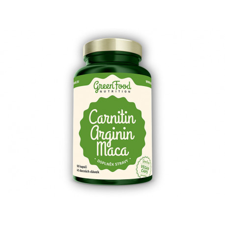 Carnitină Arginină Maca 90 capsule vegane
