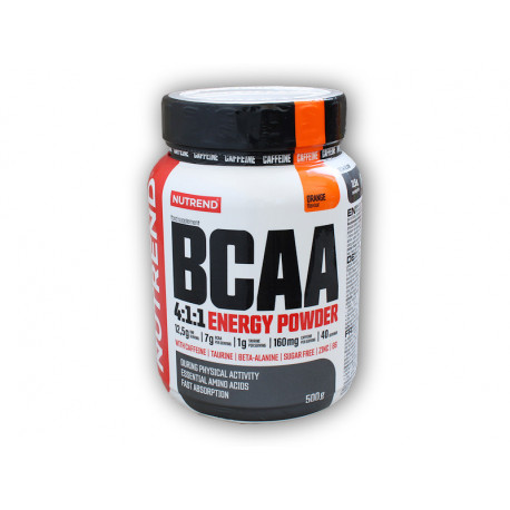 BCAA 4:1:1 Pudră energetică 500g - portocale