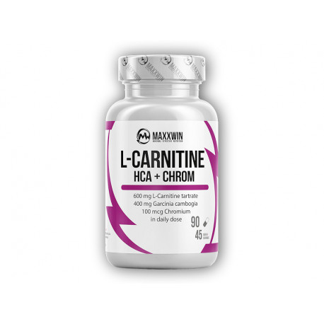 L-Carnitină + HCA + Crom 90 capsule