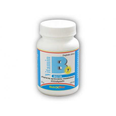 D-Biotină Vitamina B7 500mcg 100 comprimate
