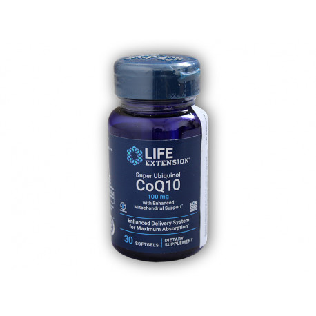 Super Ubiquinol CoQ10 + Îmbunătățit 100mg 30 Capsule