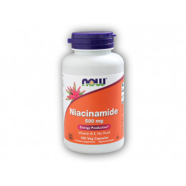 Vitamina B3 Nicotinamidă (Niacinamidă) 500mg 100 Capsule