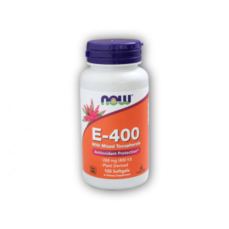 Vitamina E 400 UI cu tocoferoli 100 capsule moi
