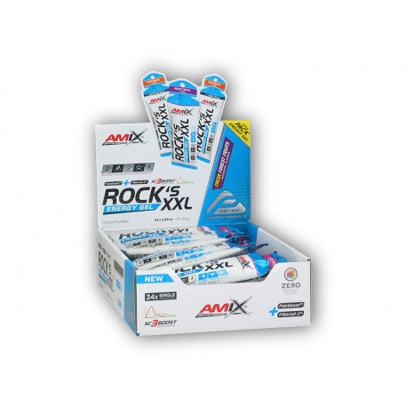 24x Rocks Energy Gel XXL 65g - lămâie
