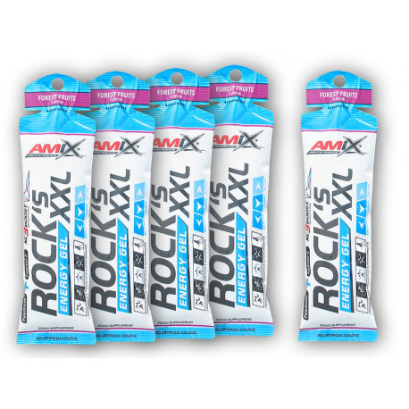 4x Rocks Energy Gel XXL 65g + 1x GRATUIT - lămâie