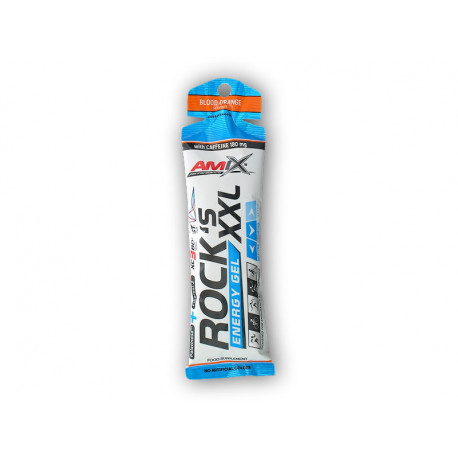 Rocks Energy Gel XXL cu cofeină 65g - portocale roșii